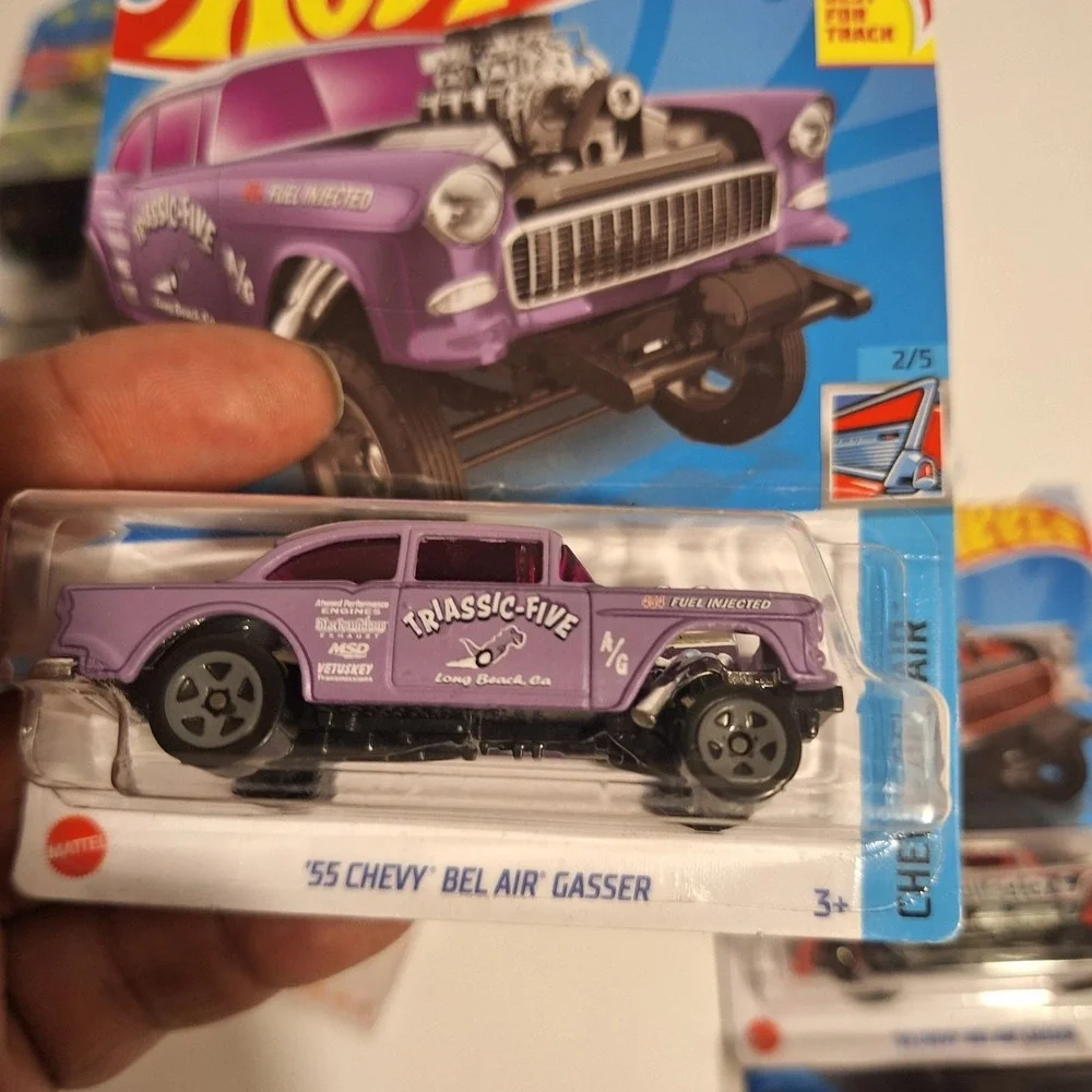 Hot Wheels 55 Chevy Bel Air Gasser 7 Car / Zamac 52th Anniversary/ Holley /‎